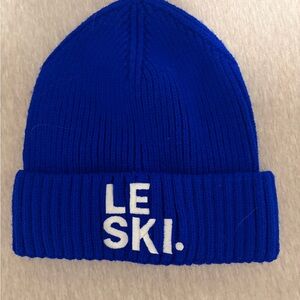 Anthropologie Royal Blue Knit Beanie